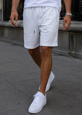 Ανδρική βερμούδα GUF - XY-3100B - athletic regular shorts λευκό