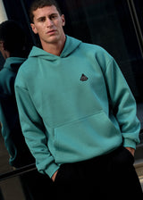 Ανδρικό μακρυμάνικο φούτερ με κουκούλα Tony couper-H26/18-mint