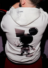 Ανδρικό μακρυμάνικο φούτερ με κουκούλα Tony couper-H26/1-ecru cool mouse