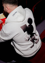 Ανδρικό μακρυμάνικο φούτερ με κουκούλα Tony couper-H26/1-ecru cool mouse