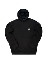 Ανδρικό μακρυμάνικο φούτερ με κουκούλα Tony couper-H26/13-black bunny