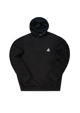 Ανδρικό μακρυμάνικο φούτερ με κουκούλα Tony couper-H26/15-black tokyo