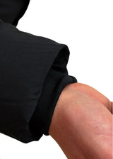 Ανδρικό μπουφάν με κουκούλα GUF-H275-1-puffer μαύρο