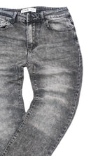 GUF CLOTHING Ανδρικό τζιν παντελόνι μαύρο Baggy Fit denim HD1616