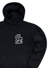 Ανδρικό φούτερ με κουκούλα Close society - HD26-600 -black hoodie
