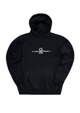 Ανδρικό φούτερ με κουκούλα Close society - HD26-700 -black hoodie regular fit μαύρο