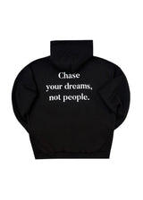 Ανδρικό φούτερ με κουκούλα Close society-HD26-901-black hoodie regular fit Chase Your Dreams
