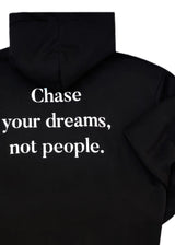 Ανδρικό φούτερ με κουκούλα Close society-HD26-901-black hoodie regular fit Chase Your Dreams
