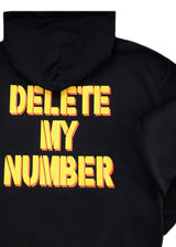 Ανδρικό φούτερ με κουκούλα Close society-HD26-902-black hoodie regular fit Delete My Number