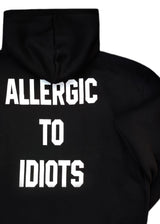 Ανδρικό φούτερ με κουκούλα Close society-HD26-903-black hoodie regular fit Allergic To Idiots