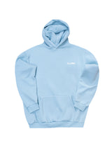 Ανδρικό φούτερ με κουκούλα Close society-HDS25-300-ciel hoodie regular fit