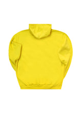 Ανδρικό φούτερ με κουκούλα Close society-HDS25-300-yellow hoodie regular fit