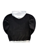 Ανδρικό φούτερ με κουκούλα Close society-HDS26-700-black-white hoodie regular fit