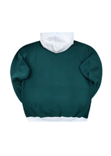 Ανδρικό φούτερ με κουκούλα Close society-HDS26-700-green-white hoodie regular fit