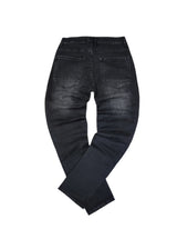 GUF CLOTHING - Ανδρικό τζιν παντελόνι basic jeans slim fit - Μαύρο HM1637