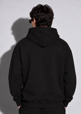 Ανδρικό φούτερ με κουκούλα Vinyl Art Clothing - 84815-01 - emblem hoodie oversized μαύρο