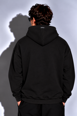 Ανδρικό φούτερ με κουκούλα Vinyl Art Clothing-91919-01-puff Teddy hoodie regular fit -black
