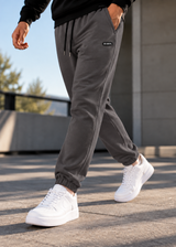 Ανδρική φόρμα Vinyl Art Clothing - 04815-09 - relaxed fit emblem sweatpants γκρι