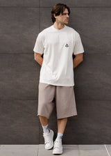 Ανδρική κοντομάνικη μπλούζα Tony couper - TO25/19 - diamond oversized t-shirt λευκό