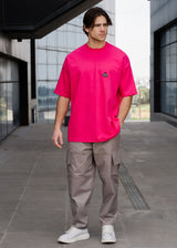 Ανδρική κοντομάνικη μπλούζα Tony couper - TO25/19 - diamond oversized t-shirt φουξ