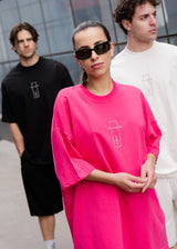 Ανδρική κοντομάνικη μπλούζα Tony couper - TO25/14 - black line oversized t-shirt μαύρο