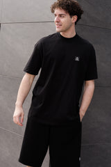 Ανδρική βερμούδα Tony Couper - V25/5 black cube shorts μαύρο