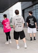 Ανδρική κοντομάνικη μπλούζα Tony couper - TO25/1 - oversized style no brands t-shirt μαύρο