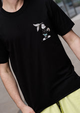 Ανδρική κοντομάνικη μπλούζα Tony couper - TC25/3 - black bunny relaxed t-shirt μαύρο