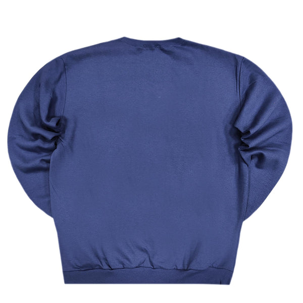 Close society - W23-877 - logo sweatshirt - blue