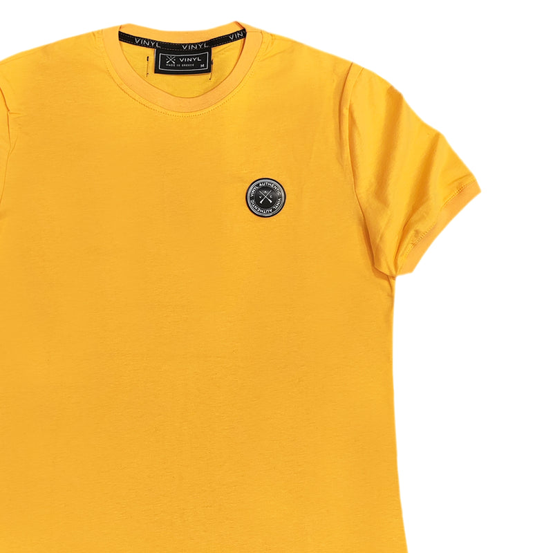 Vinyl art clothing - 19510-36 - essential long line t-shirt - yellow