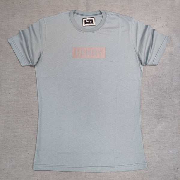 Henry clothing - 3-050 - logo t-shirt - light blue