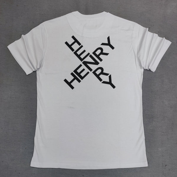 Henry clothing - 3-060 - X logo t-shirt - white