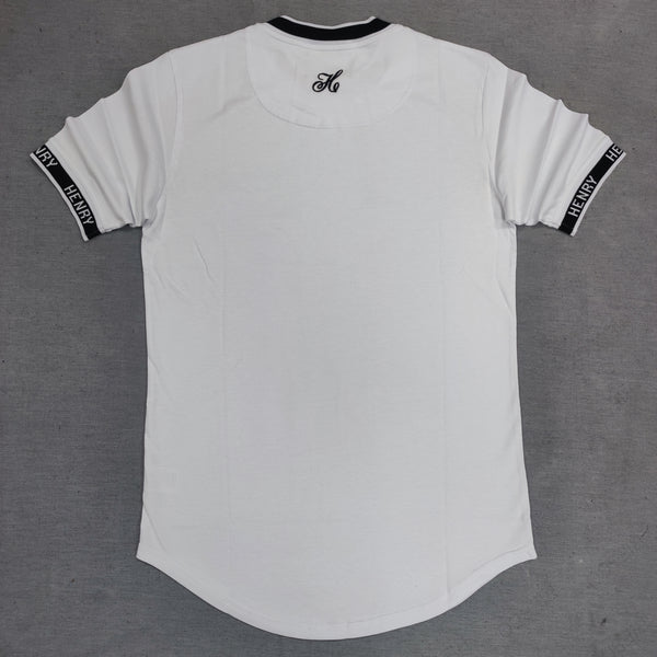 Henry clothing - 3-066 - colar t-shirt - white
