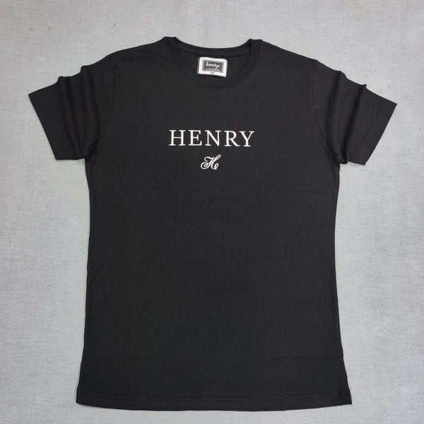 Henry clothing - 3-058 - logo t-shirt - black