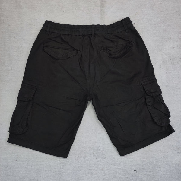 Gang - X-2261-1 - fabric cargo shorts - black