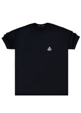 Ανδρική κοντομάνικη μπλούζα Tony couper - TO25/1 - oversized style no brands t-shirt μαύρο