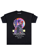 Ανδρική κοντομάνικη μπλούζα Tony couper - T25/5 - yakuza oversized t-shirt μαύρο