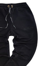 Ανδρική φόρμα Two brothers - BT-25690 - simple jogger pants μαύρο
