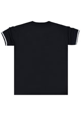 Ανδρική κοντομάνικη μπλούζα Close society - S25-203 - simple logo tee - μαύρο