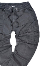 Ανδρικό cargo παντελόνι GUF - HD3015-D - regular fit γκρι