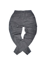 Ανδρικό cargo παντελόνι GUF - HD3015-D - regular fit γκρι