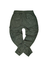 Ανδρικό cargo παντελόνι GUF - HD3015-C - regular fit χακί