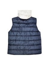 Ανδρικό αμάνικο μπουφάν με αποσπώμενη κουκούλα GUF-JD-42-blue hooded sleeveless puffer μπλε