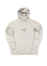 HENRY CLOTHING - Ανδρικό φούτερ με κουκούλα H Signed logo - Μπεζ 3-842