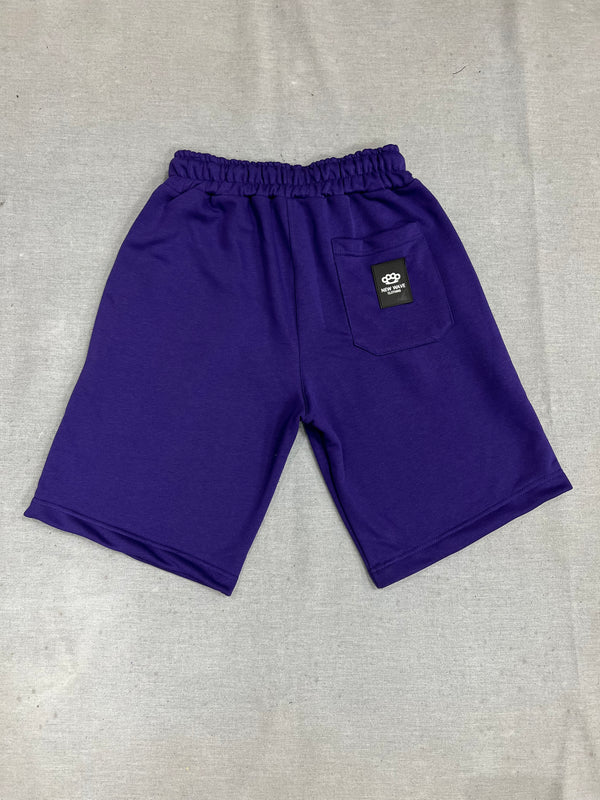 New wave clothing - 231-10 - simple shorts - purple