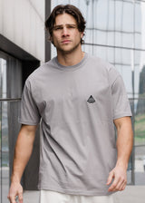 Ανδρική κοντομάνικη μπλούζα - Tony Couper - T25/18 - ice diamond logo loose fit t-shirt ανοιχτό γκρι