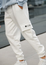 Ανδρική φόρμα Tony couper - F25/2 - long patch cargo logo εκρού