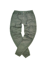 Ανδρικό cargo παντελόνι GUF-KS22-738-khaki regular fit χακί