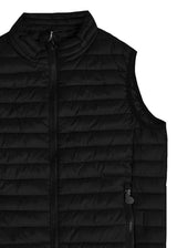 Ανδρικό αμάνικο μπουφάν GUF - L-981 - sleeveless puffer μαύρο