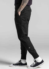 Ανδρικό παντελόνι κάργκο Cosi Jeans - 66-LOMMO BLACK - cargo pants μαύρο